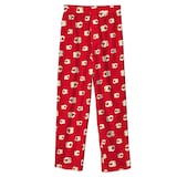 Pantalon de pyjama avec imprimé LNH Flames de Calgary, jeunes, tailles variées Front_Flat
