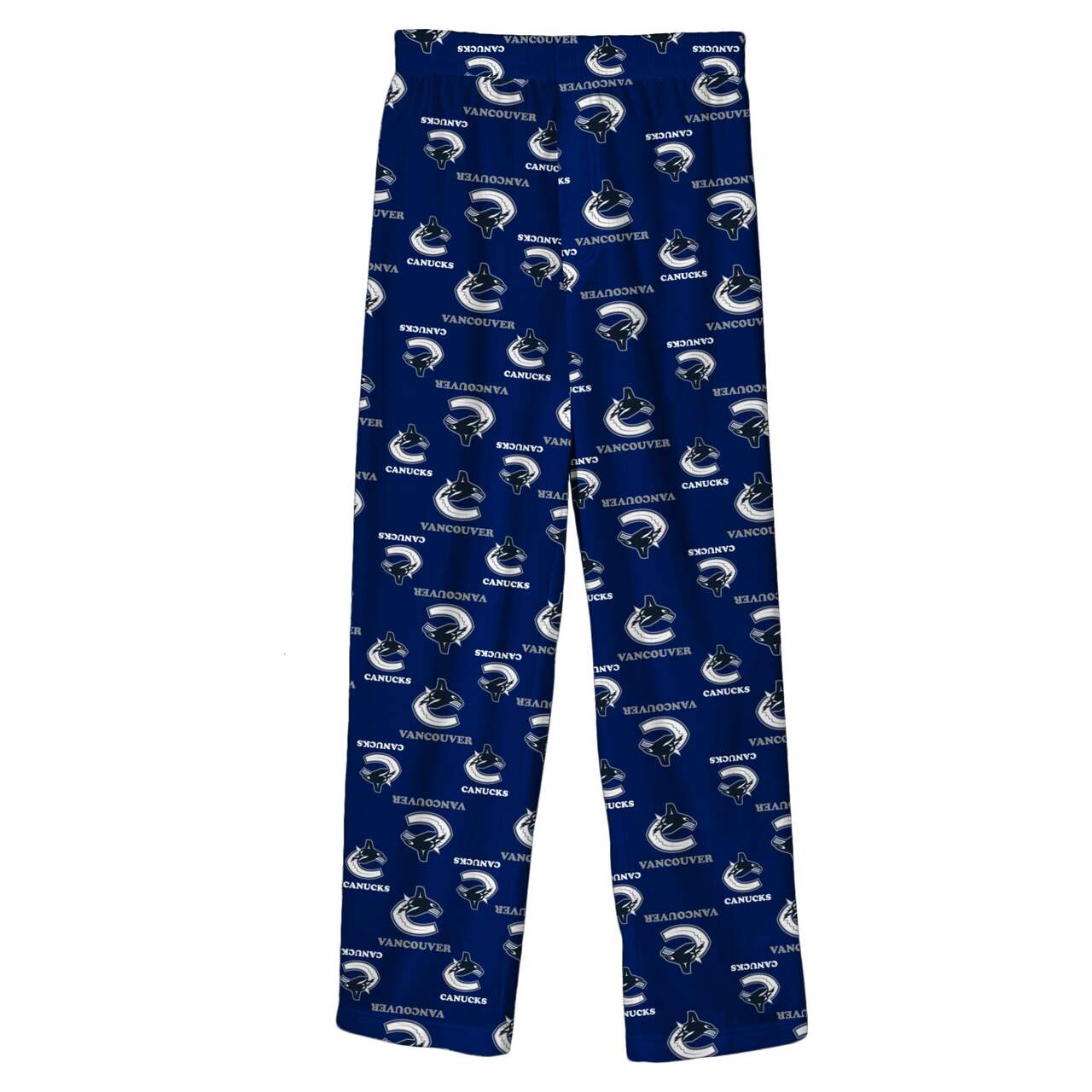 NHL Vancouver Canucks Hockey Team Logo Allover Print Pyjama Pants