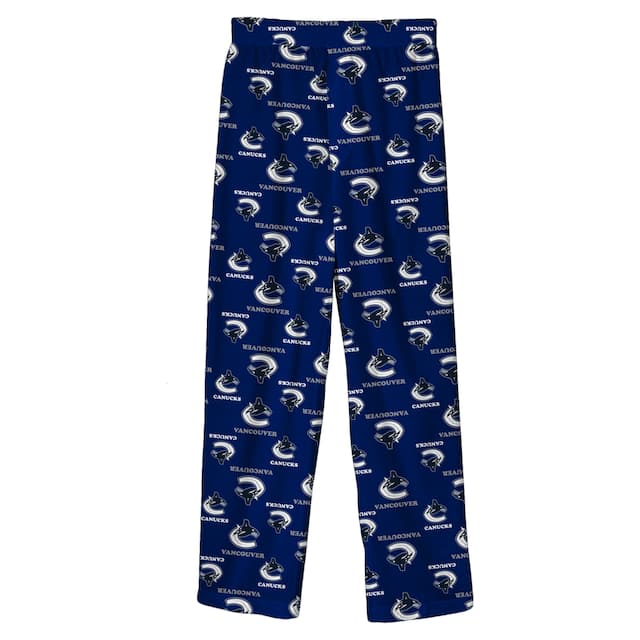 NHL Vancouver Canucks Hockey Team Logo Allover Print Pyjama Pants ...