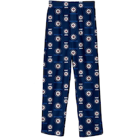 Pantalon de pyjama avec imprimé LNH Jets de Winnipeg, jeunes, tailles variées Front_Flat