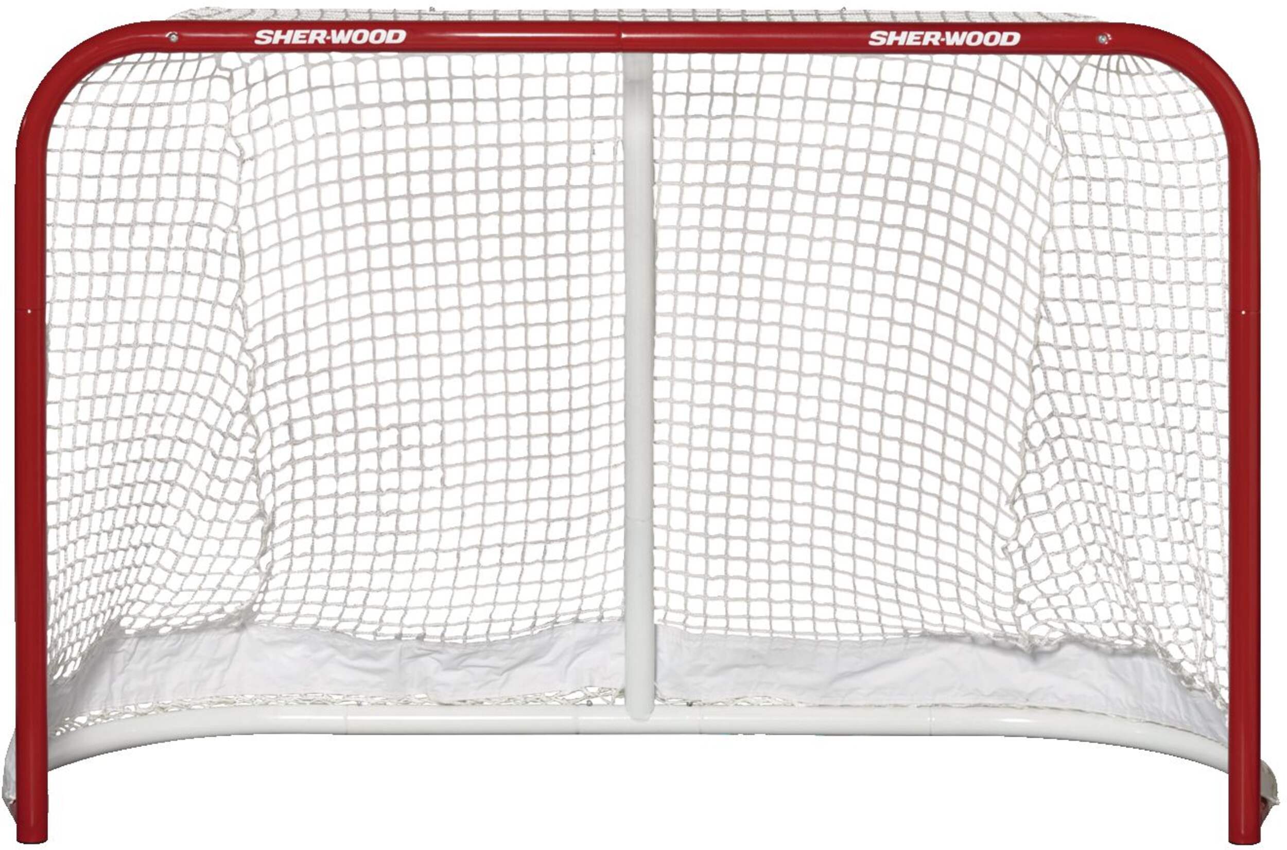 Sherwood Proform Regulation "Puck Ready" Steel Hockey Net, 72-in Front_Elevated