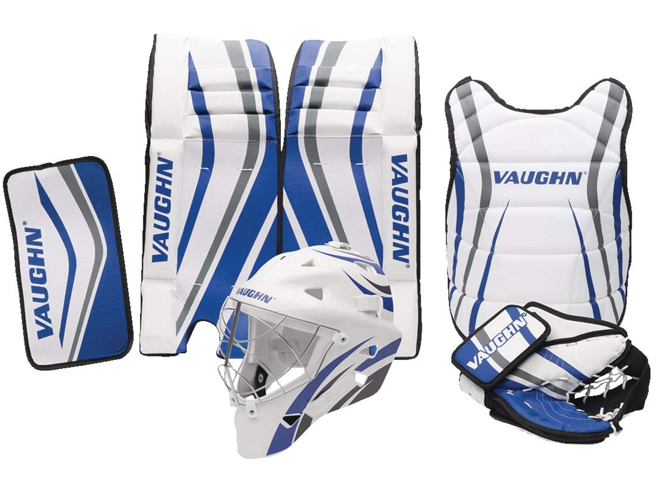 Vaughn Street Hockey Goalie Complete Protection Box Set, Youth, Left, 22-in Composite_or_Mixed