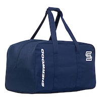Sherwood Hockey Bag, Carry, Youth, Blue, 26-in Front_Three_Fourths_Angled_Right