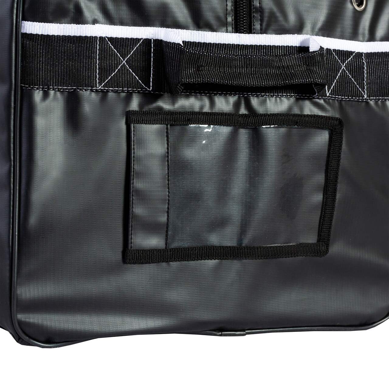 Sherwood Team Tarp Hockey Bag with Accessories/Toiletry Bag, Carry, Junior,  Black, 30-in