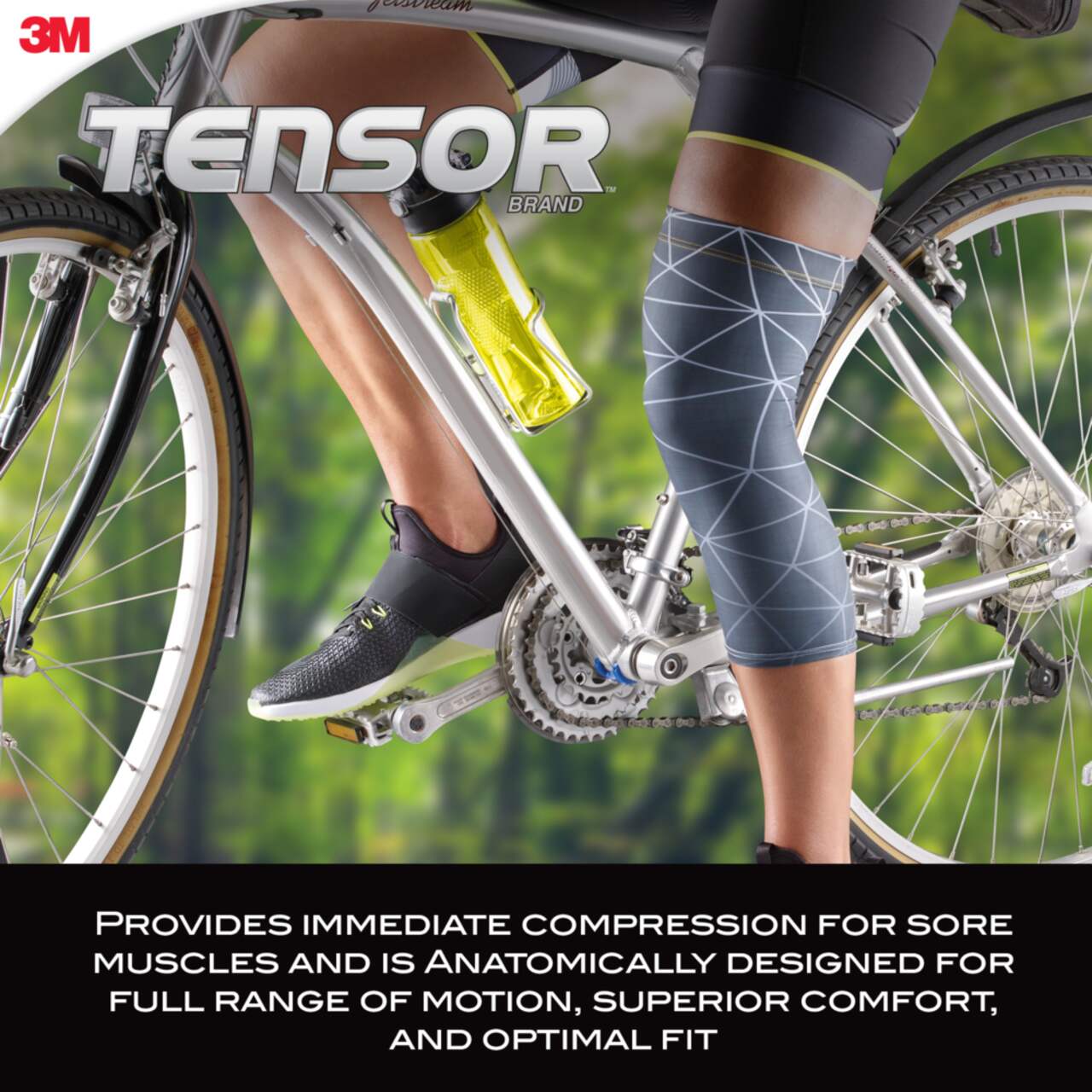 Tensor™ Elasto-Preene® Compression Knee Support, Black, Assorted