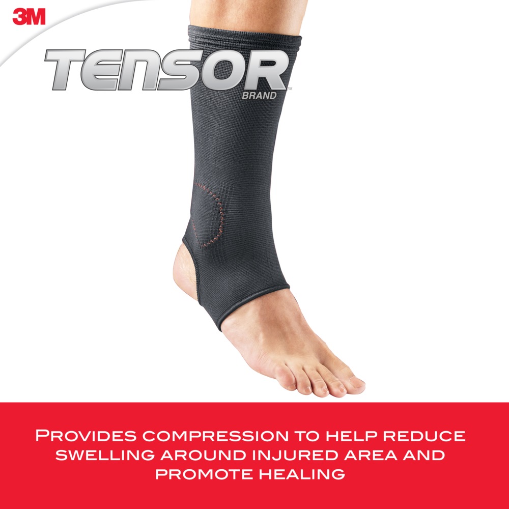 Tensor™ ElastoPreene® Compression Ankle Support Brace, Black, Assorted