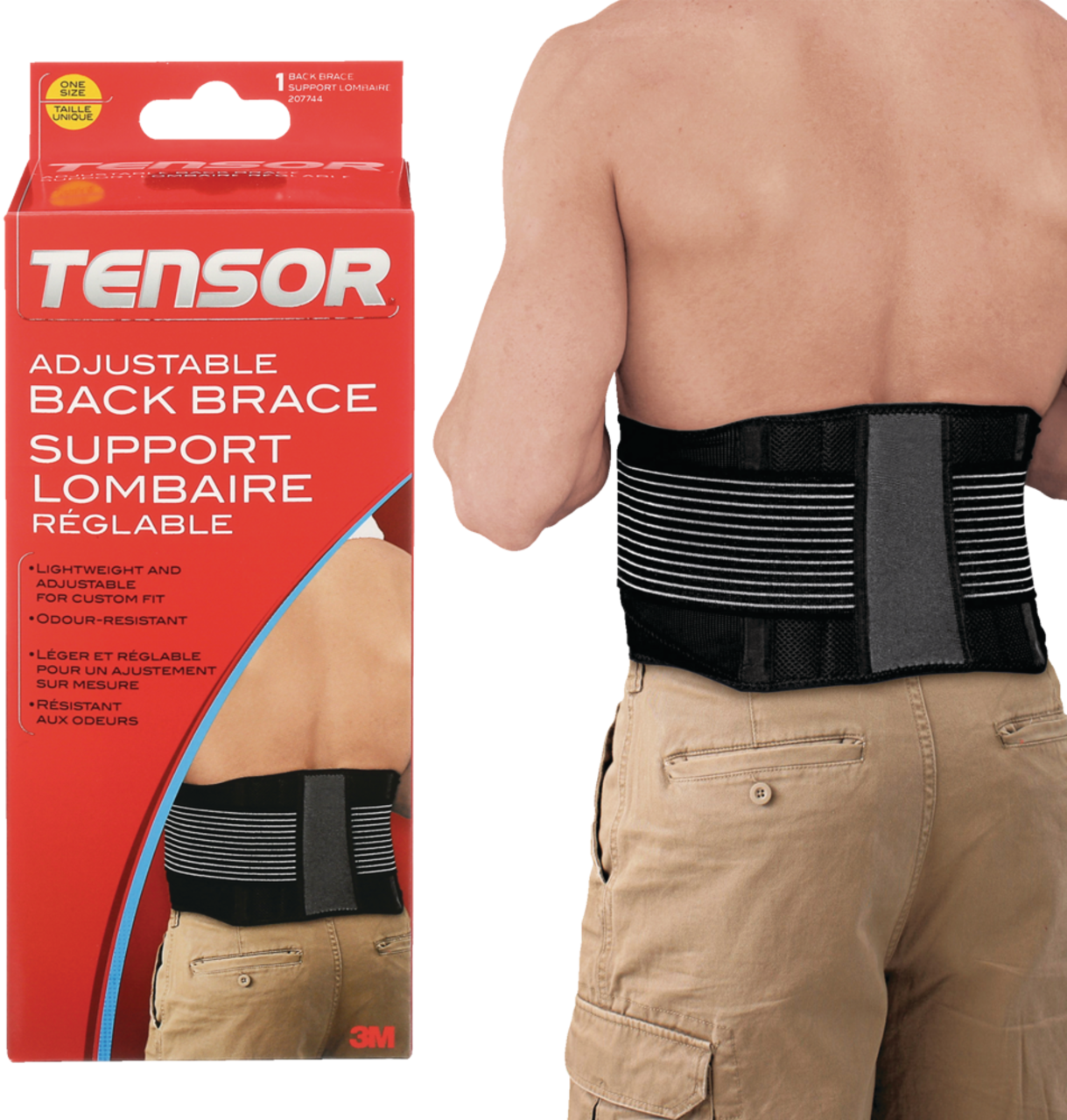 Back Support Belt, Elastic, North Deluxe Ventilated - Small
