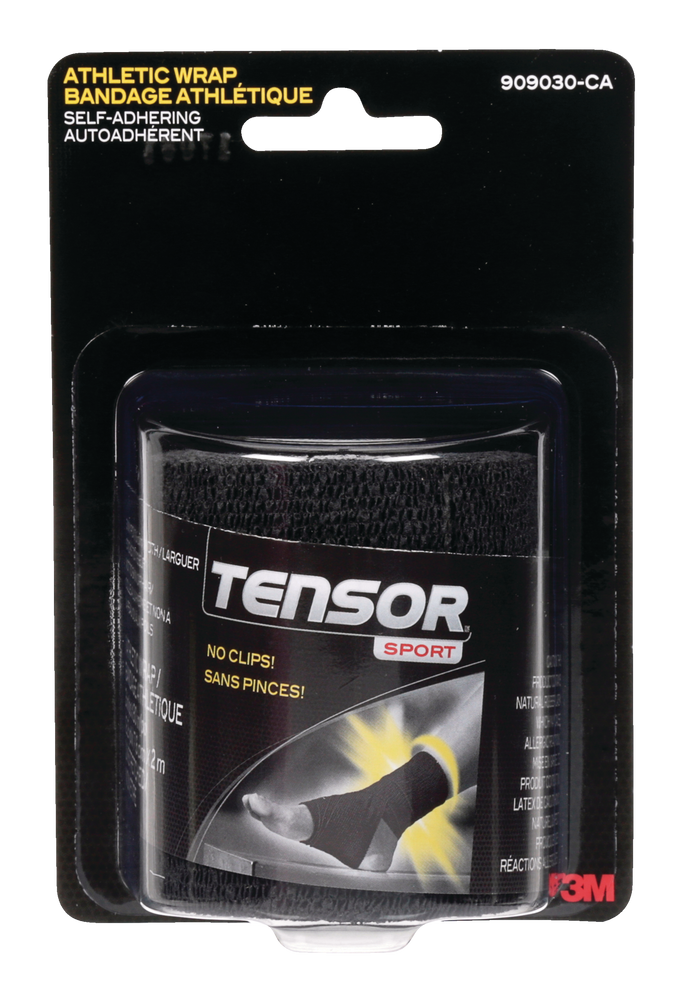 Tensor™ Sport SelfAdhering Athletic Wrap Bandage, Assorted Colours, 3