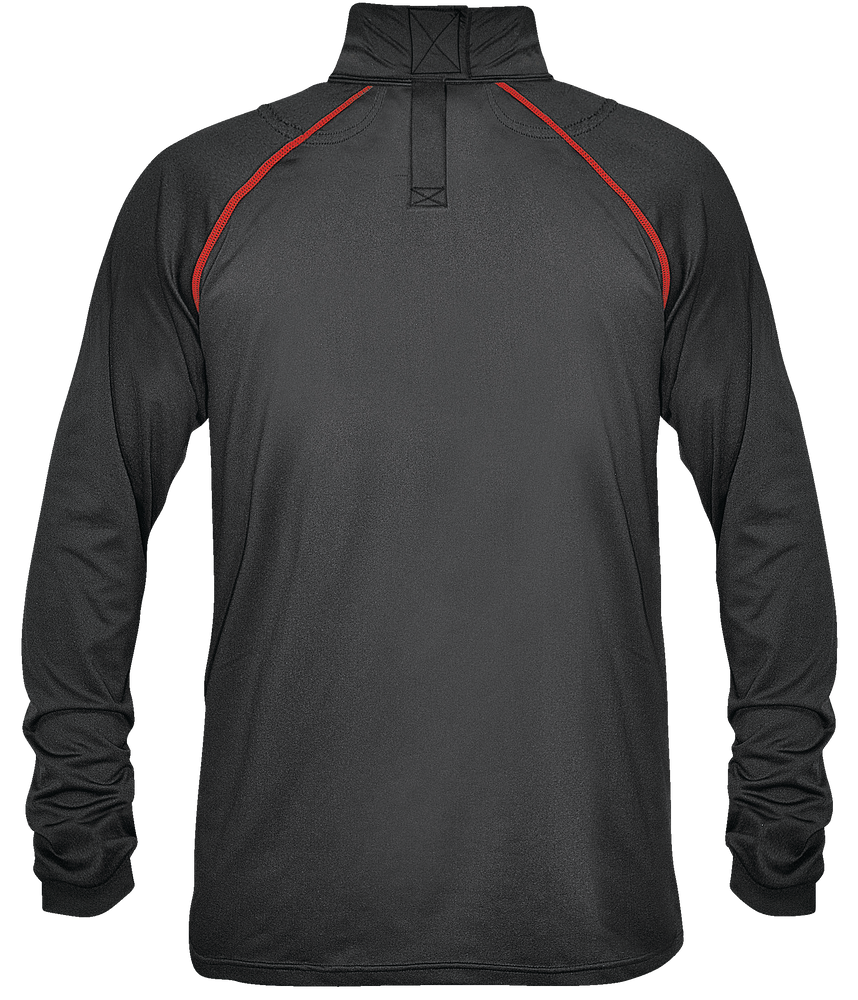 CCM Hockey Integrated Neck Guard Long Sleeve Compression Top, Youth