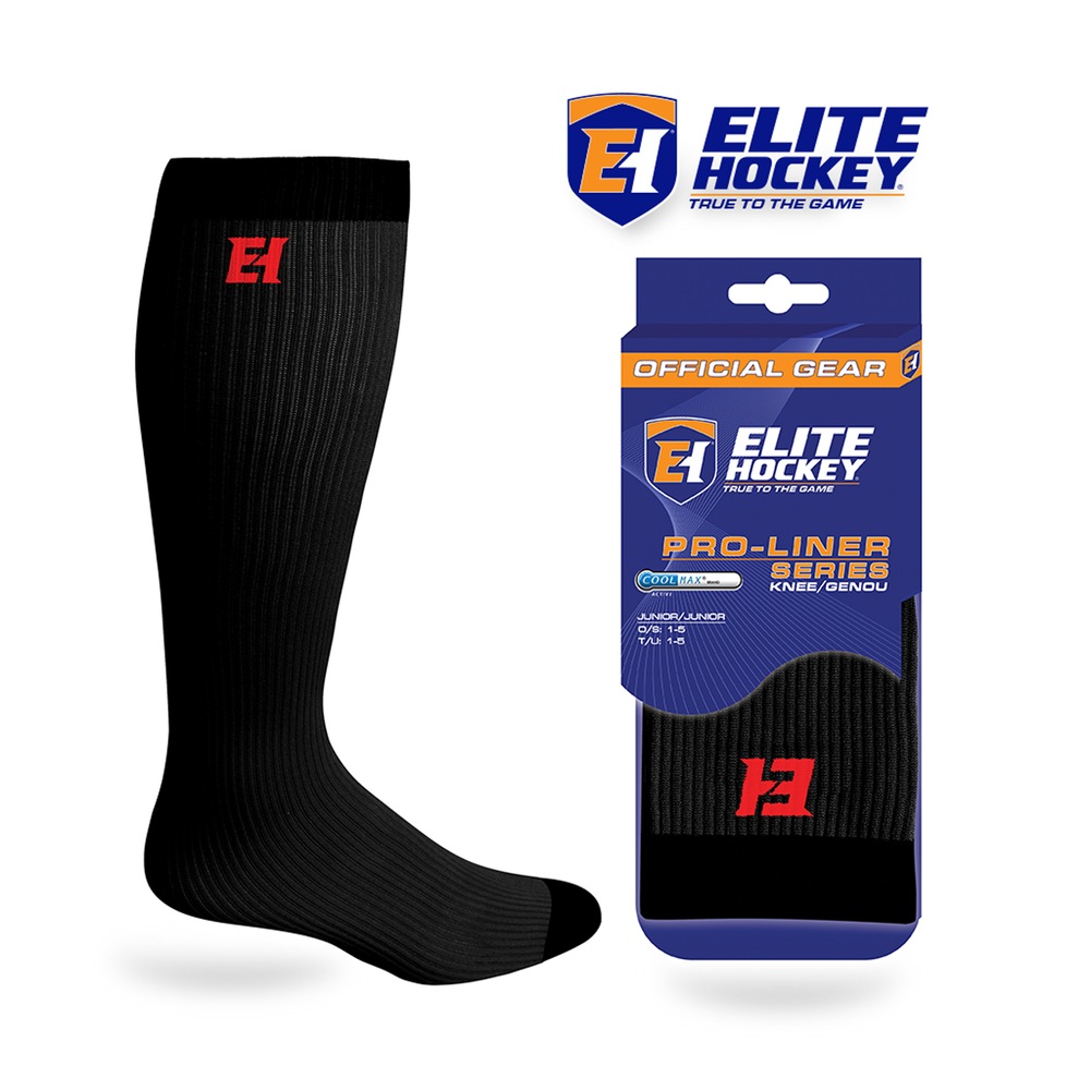 Elite Hockey ProLiner KneeLength Skate Socks, Junior, Assorted
