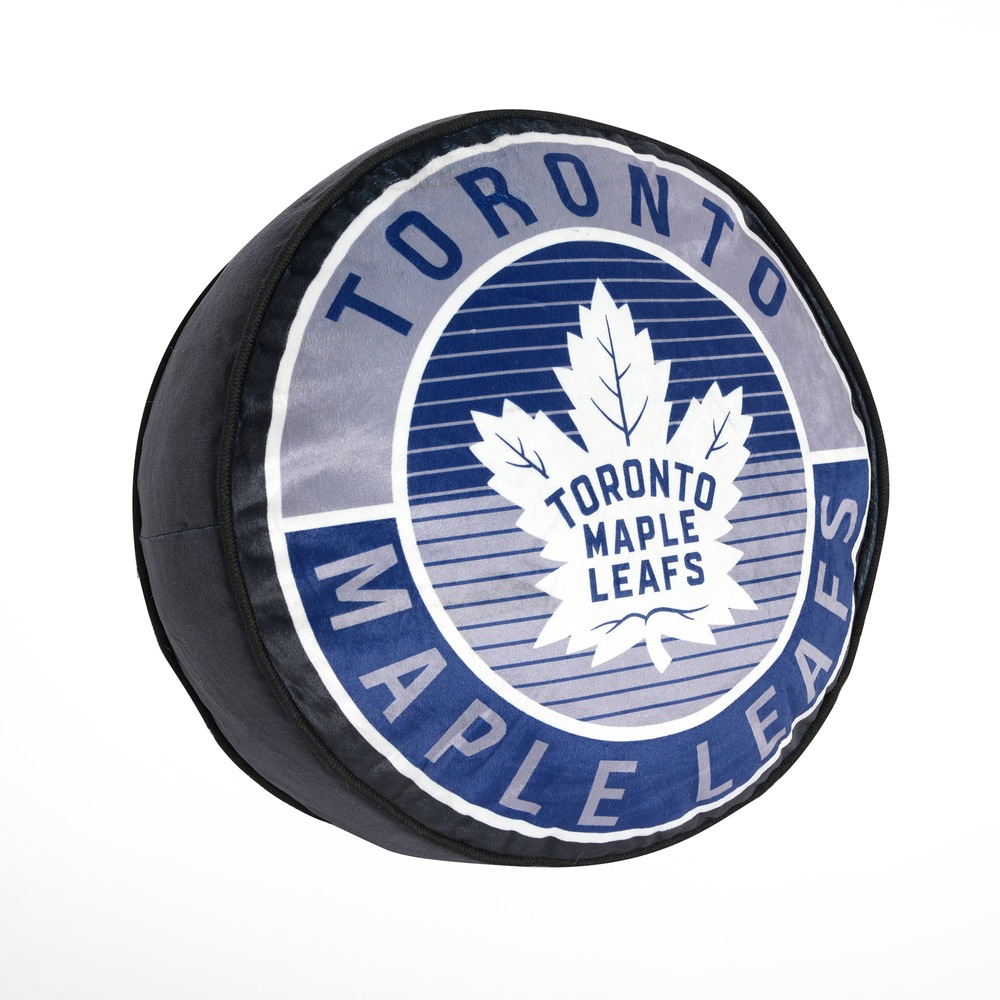NHL Toronto Maple Leafs Hockey Puck Pillow Cushion Canadian Tire