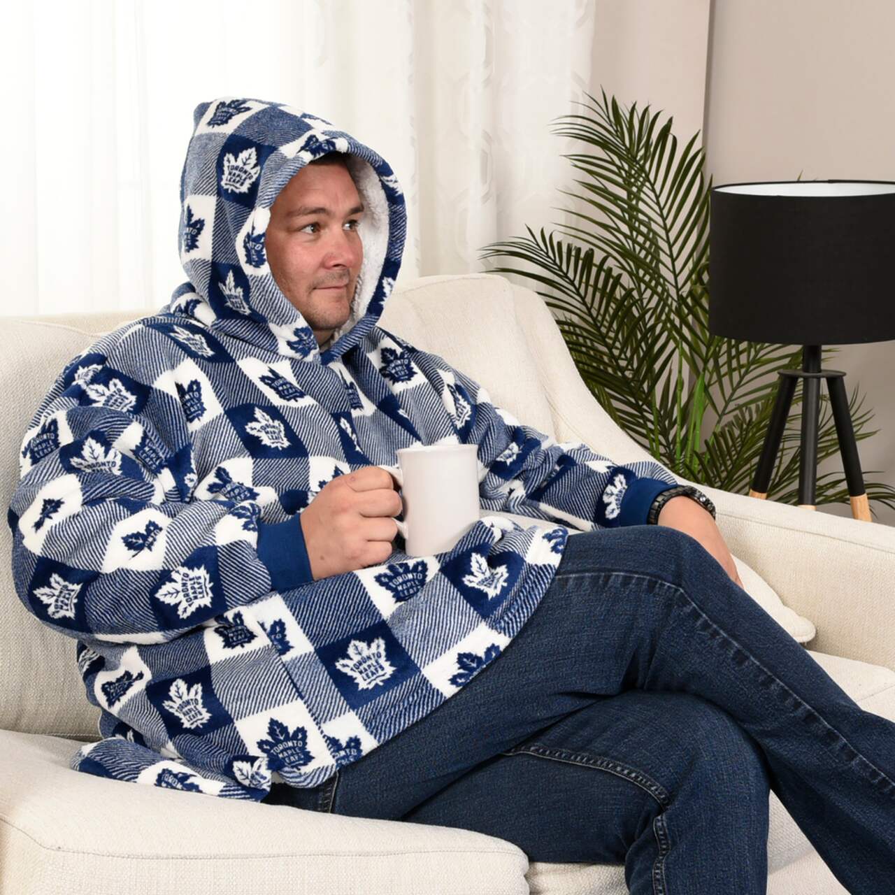 Hooded hockey blanket clearance
