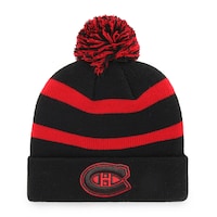 Fan Favorite NHL Montreal Canadiens Mass Breakaway Cuff Knit Pom Toque, Black, Adult