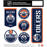 NHL Edmonton Oilers Hockey Team Wall Decals Front_Flat
