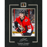 Réplique encadré d'autographe de la LNH, Thomas Chabot des Sénateurs d'Ottawa, 16 x 20 po Front_Flat