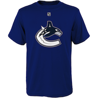 T-shirt de la LNH avec nom et numéro de joueur, Elias Pettersson des Canucks de Vancouver, jeunes Front_Flat