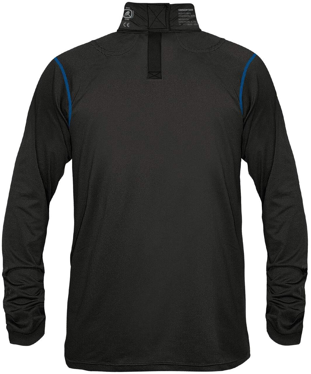 Sherwood Hockey Long Sleeve Top with Integrated Neck Guard, Youth, Black,  Assorted Sizes