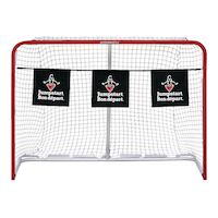 Winnwell Jumpstart Steel Street Hockey Net with Bungee Targets, 60-in Front_Flat