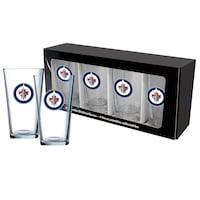 Winnipeg Jets Glass Set, 16-oz, 4-pk
