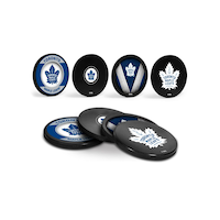 Sous-verres rondelles LNH Maple Leafs de Toronto, paq. 4 Composite_or_Mixed