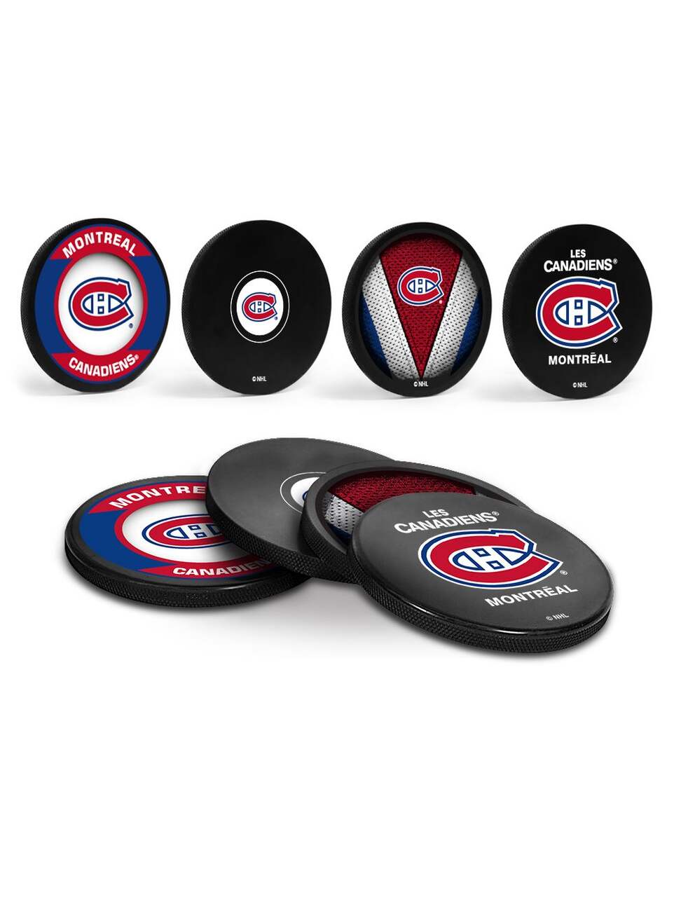 NHL Montreal Canadiens Embedded Logo Puck