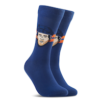 Major League Socks NHL Edmonton Oilers Leon Draisaitl "Sockey" Crew Socks, One Size