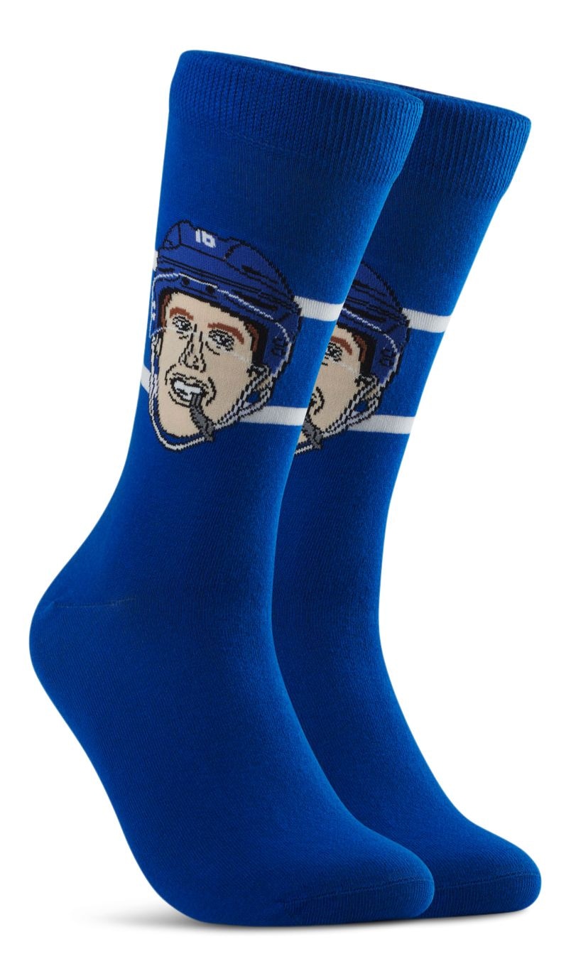 Major League Socks NHL Toronto Maple Leafs Mitch Marner "Sockey" Crew