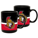 NHL Ottawa Senators Ceramic Sublimated Hockey Mug Set, 11-oz, 2-pk Front_Elevated