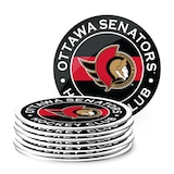 NHL Ottawa Senators Hockey Coaster Set, 8-pk Composite_or_Mixed