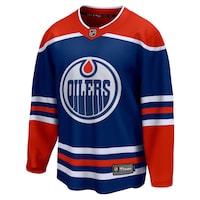 Réplique de chandail de hockey des Oilers d’Edmonton Front_Three_Fourths_Angled_Left