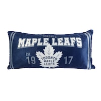 NHL Toronto Maple Leafs Body Pillow, 18-in x 36-in Front_Flat