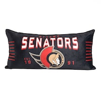 NHL Ottawa Senators Body Pillow, 18-in x 36-in Front_Flat
