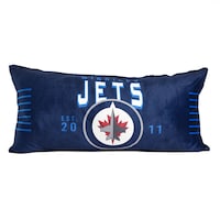 NHL Winnipeg Jets Body Pillow, 18-in x 36-in Front_Flat