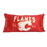 NHL Calgary Flames Body Pillow, 18-in x 36-in Front_Flat