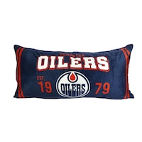 NHL Edmonton Oilers Body Pillow, 18-in x 36-in Front_Flat