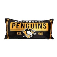NHL Pittsburgh Penguins Body Pillow, 18-in x 36-in Front_Flat