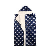 NHL Vancouver Canucks Hooded Blanket, 50-in x 70-in Front_Flat
