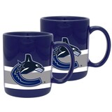 NHL Vancouver Canucks Ceramic Sublimated Hockey Mug Set, 11-oz, 2-pk Front_Elevated