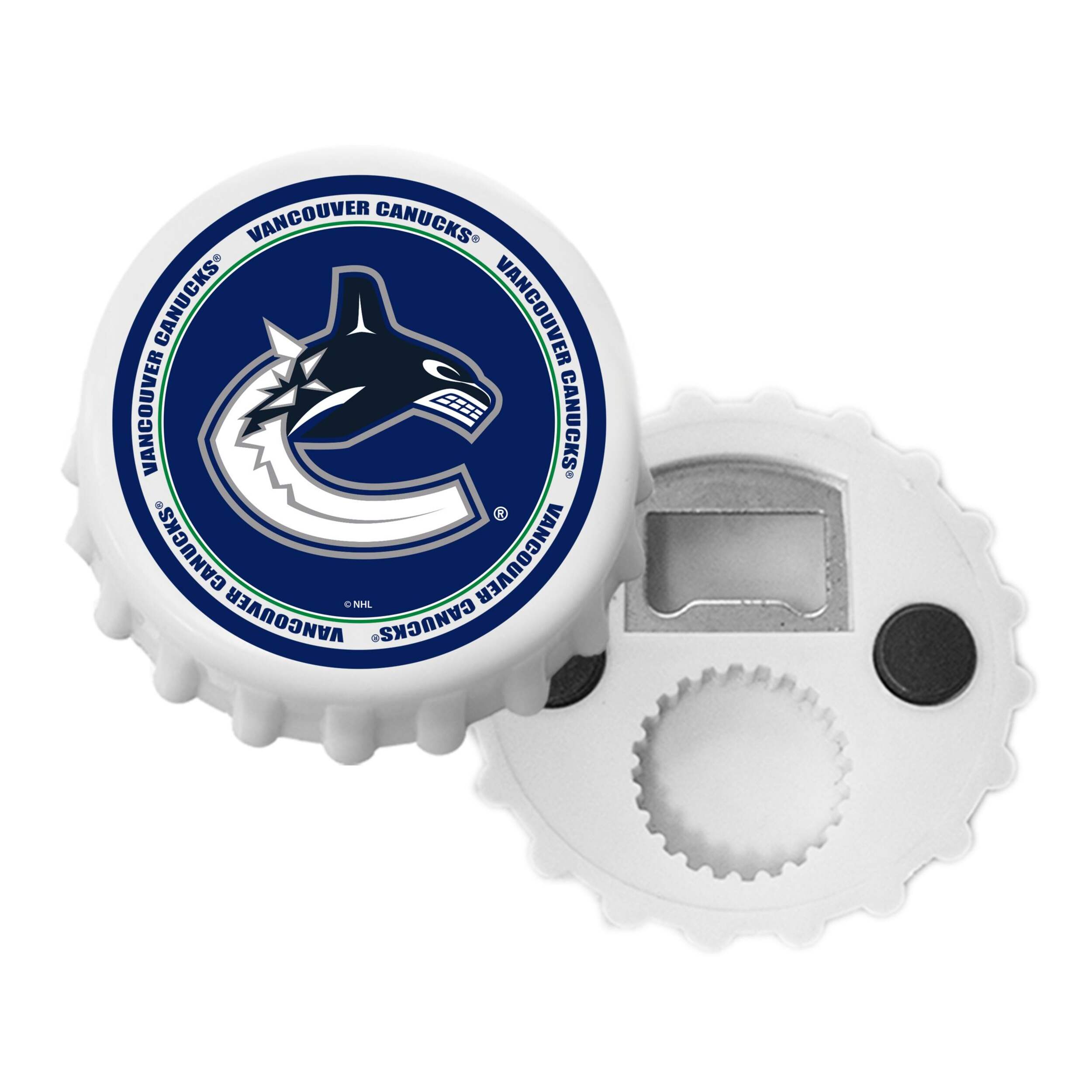 NHL Vancouver Canucks Hockey Magnetic Bottle Cap Opener Composite_or_Mixed