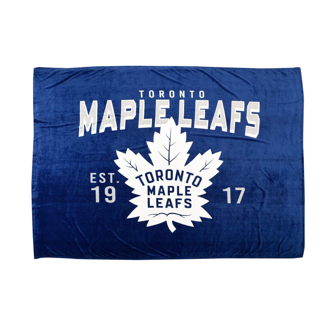 NHL Toronto Maple Leafs Officially Licensed Hockey Jumbo Blanket 60 in x 90 in