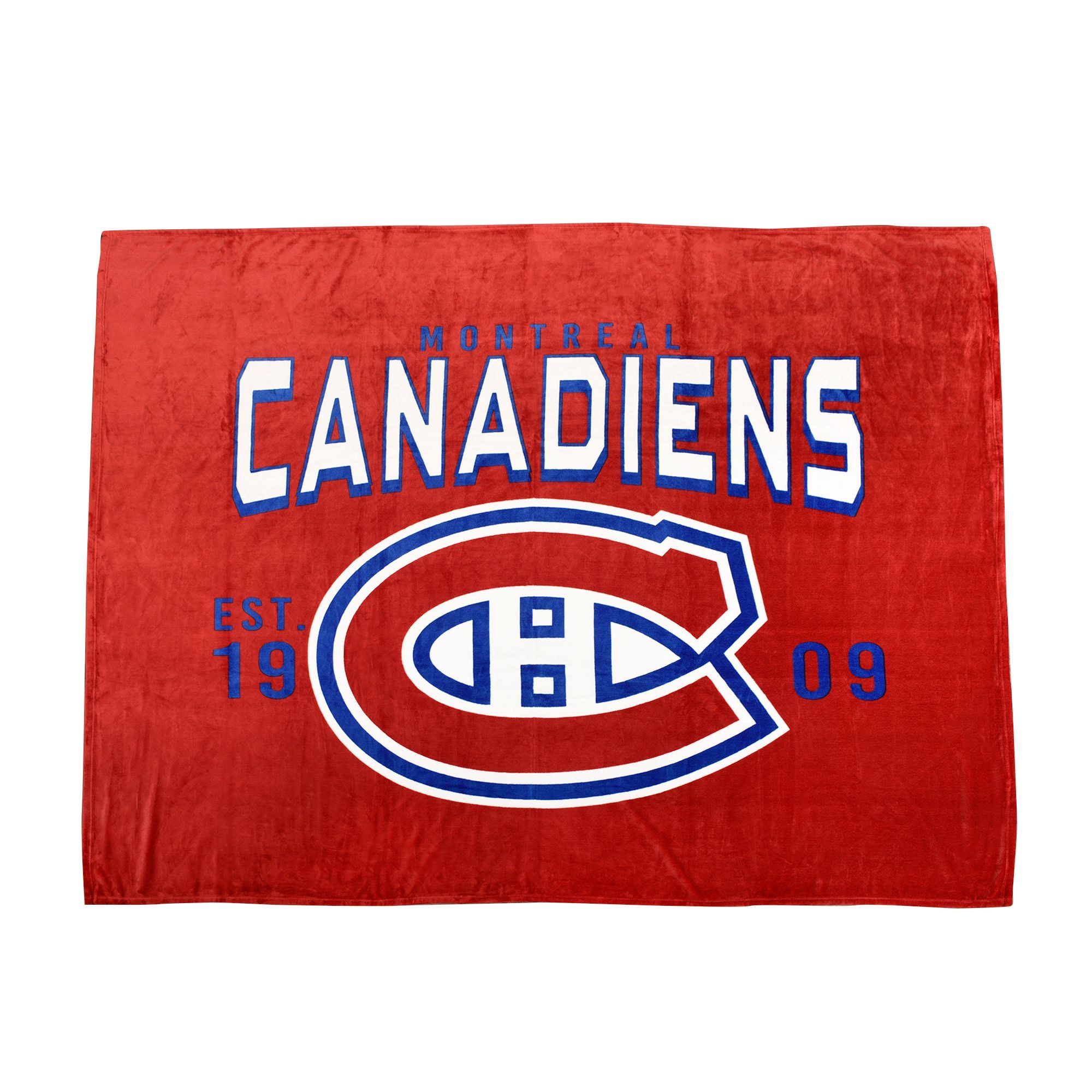 NHL Montreal Canadiens Plush Oversized Jumbo Blanket, 60in x 90in