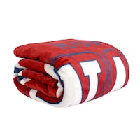 NHL Montreal Canadiens Plush Oversized Jumbo Blanket, 62-in x 90-in Front_Angled_Right