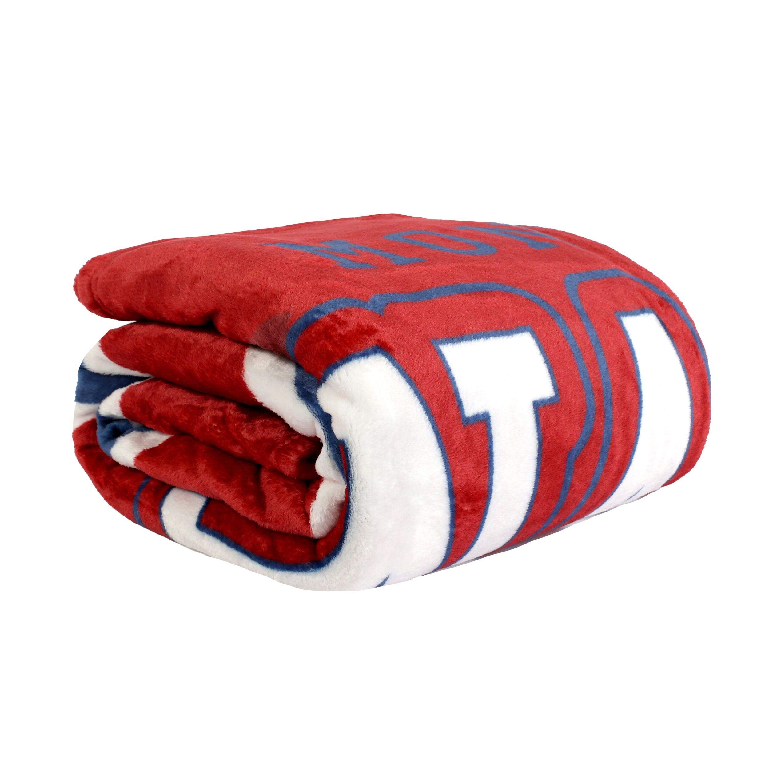 NHL Montreal Canadiens Plush Oversized Jumbo Blanket, 60-in x 90-in Front_Angled_Right