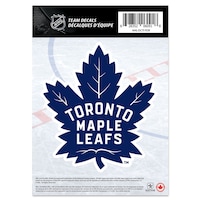 NHL Toronto Maple Leafs Hockey Team Logo Decal, 5-in x 7-in Front_Flat