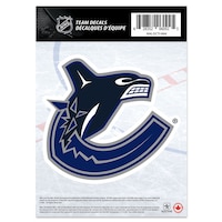 NHL Vancouver Canucks Hockey Team Logo Decal, 5-in x 7-in
