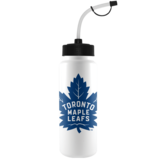 NHL Toronto Maple Leafs Officially Licensed Hockey Water Bottle, 1-L Front_Flat