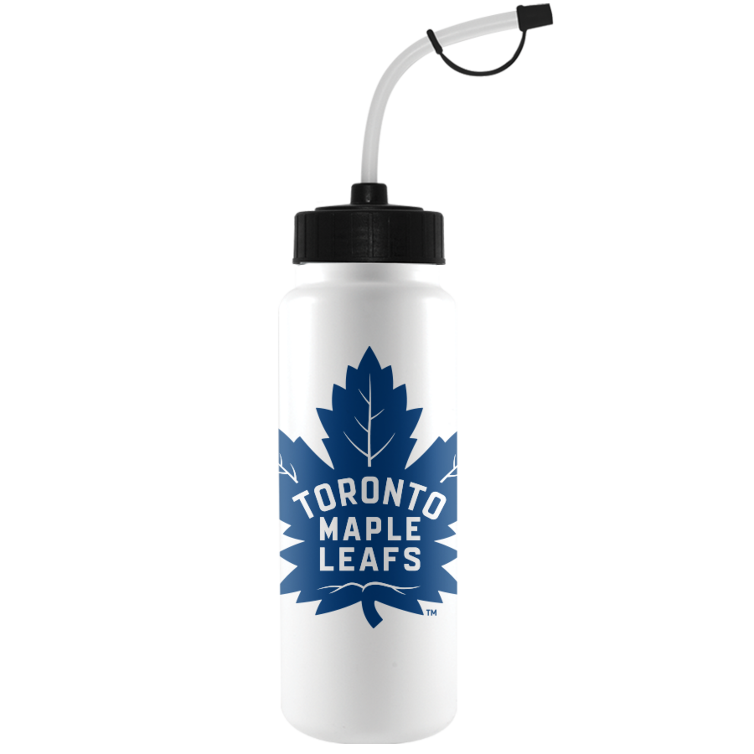 NHL Toronto Maple Leafs Officially Licensed Hockey Water Bottle, 1-L Front_Flat