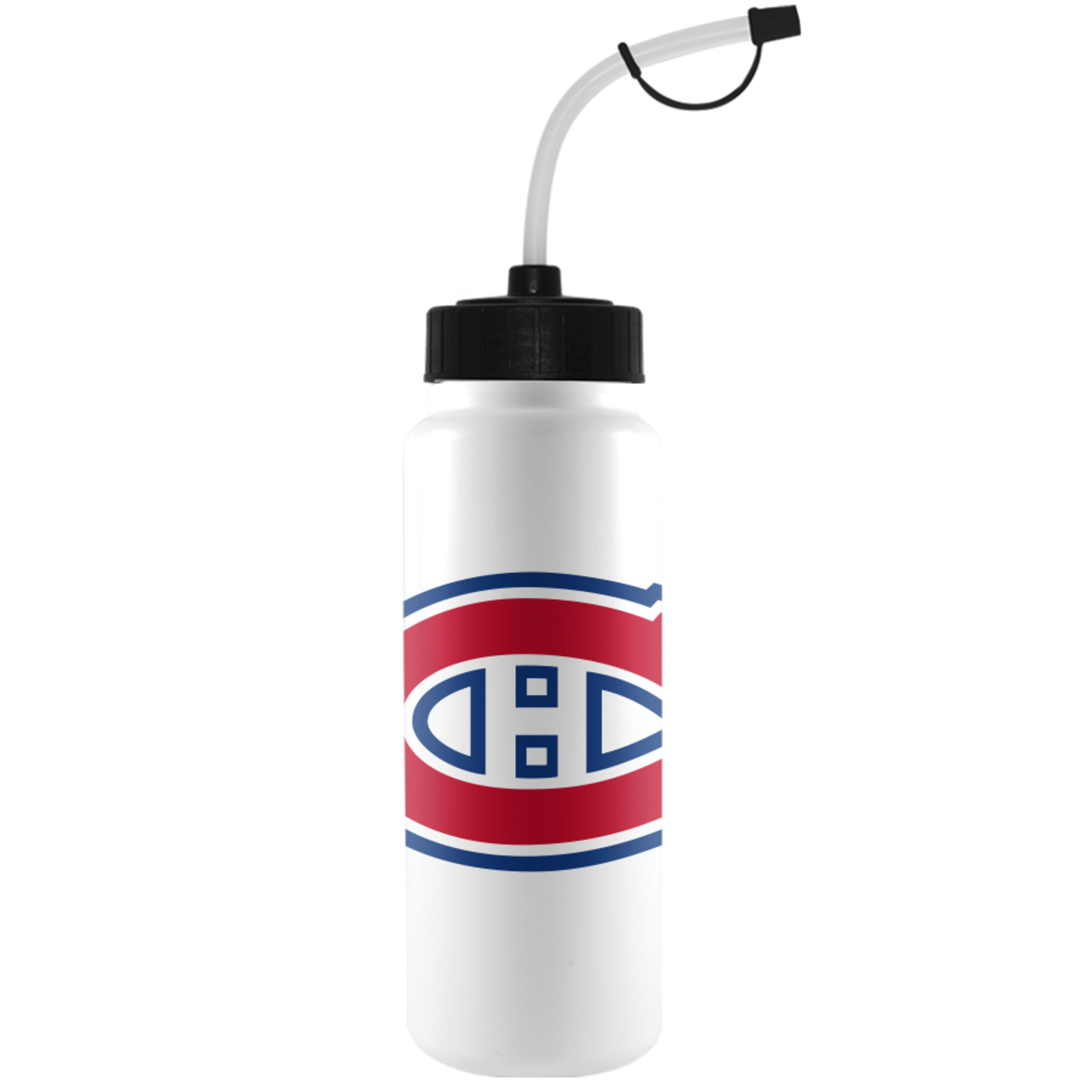 NHL Montreal Canadiens Officially Licensed Hockey Water Bottle, 1-L Front_Flat