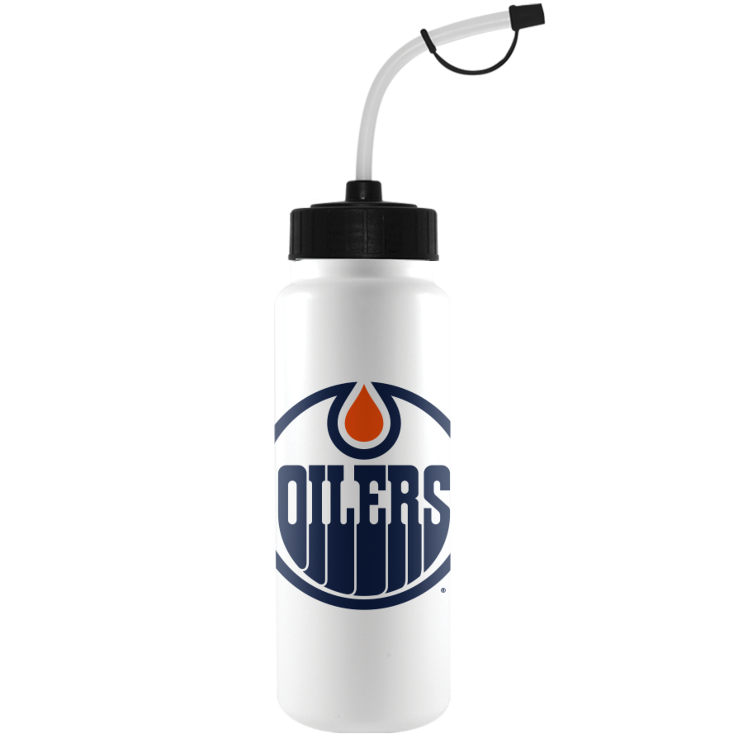 Bouteille d'eau sous licence officielle de la LNH des Oilers d'Edmonton, 1 L Front_Flat