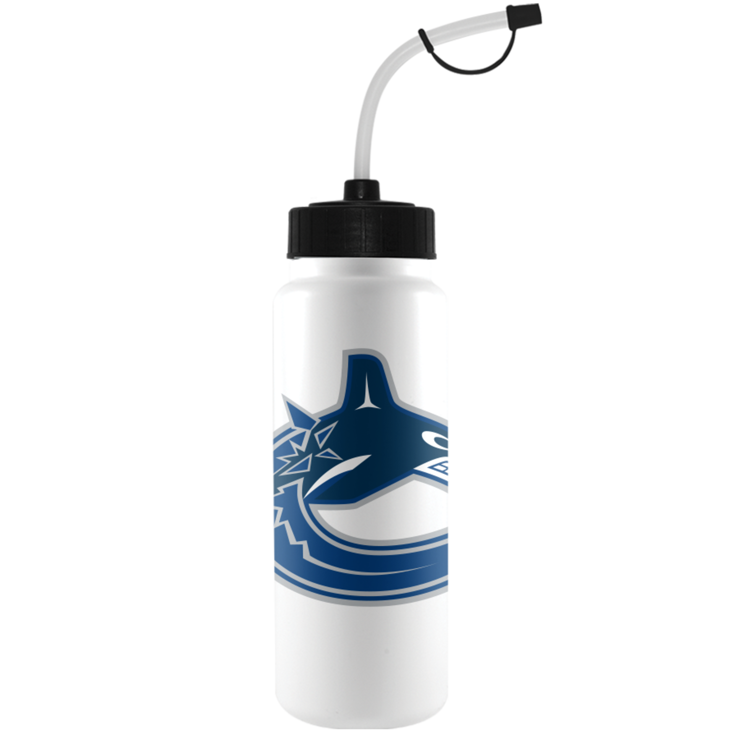 NHL Vancouver Canucks Officially Licensed Hockey Water Bottle, 1-L Front_Flat